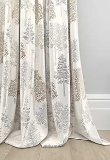 Coppice Faux Silk, Bronze - Made to Measure Curtain